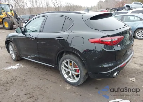 2020 Alfa Romeo Stelvio Ti Sport Awd из США, поврежденный, VIN ZASPAKBNXL7C74390